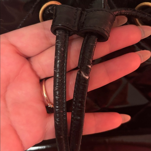 Chanel Glossy patent leatherBlack Backpack with 24k Gold Accents - Picture 4 of 15